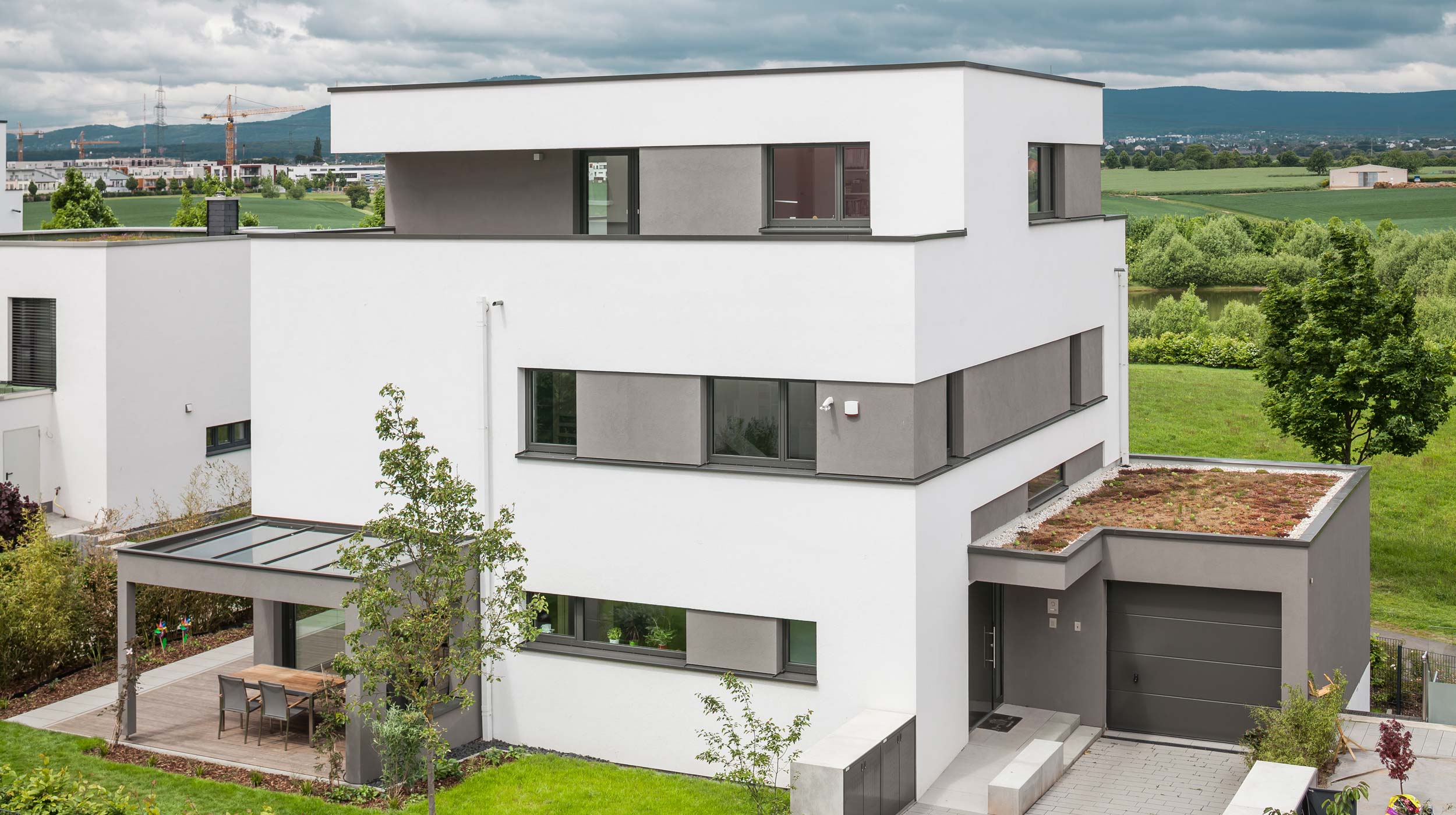 Dreigeschossiges Wohnhaus aus Holz in Frankfurt am Main
