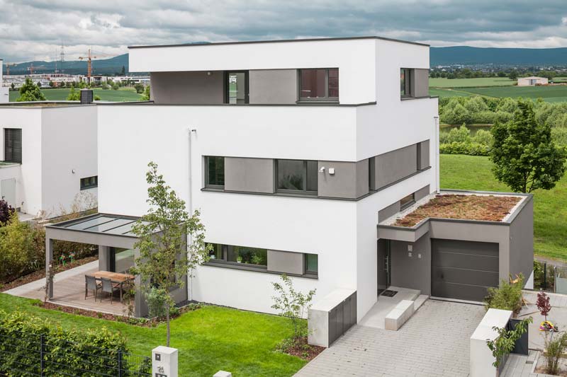 Dreigeschossiges Wohnhaus aus Holz in Frankfurt am Main